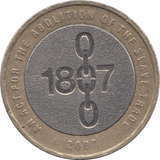 2007 £2 CIRCULATED ABOLITION OF SLAVE TRADE - £2 CIRCULATED - Cambridgeshire Coins