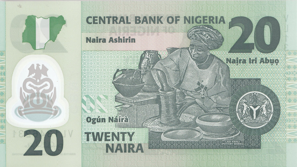 2007 20 NAIRA BANKNOTE NIGERIA REF 1134 - World Banknotes - Cambridgeshire Coins