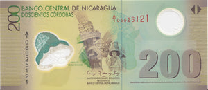 2007 200 CORDOBAS BANKNOTE NICARAGUA REF 1170 - World Banknotes - Cambridgeshire Coins
