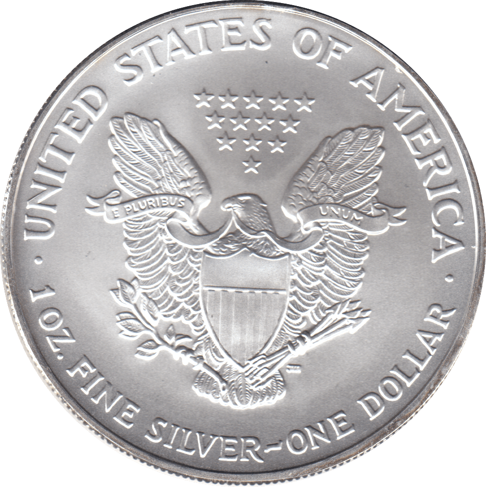 2007 AMERICAN EAGLE SILVER DOLLAR USA - SILVER WORLD COINS - Cambridgeshire Coins