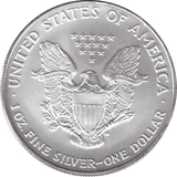 2007 AMERICAN EAGLE SILVER DOLLAR USA - SILVER WORLD COINS - Cambridgeshire Coins