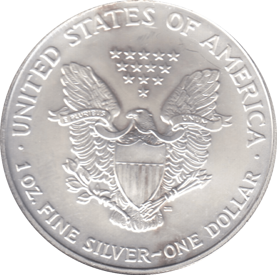 2007 AMERICAN EAGLE SILVER DOLLAR USA - SILVER WORLD COINS - Cambridgeshire Coins