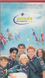 2007 Brilliant Uncirculated 50p Coin Scouts Be Prepared Pack Sealed BU - 50p BU Pack - Cambridgeshire Coins