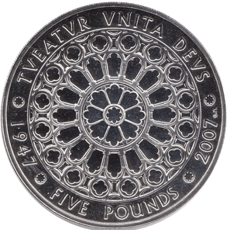 2007 CIRCULATED £5 ELIZABETH & PHILIP COIN - £5 CIRCULATED - Cambridgeshire Coins