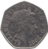 2007 CIRCULATED 50P BRITANNIA - 50P CIRCULATED - Cambridgeshire Coins
