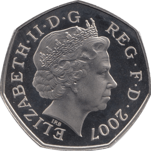 2007 FIFTY PENCE PROOF 50P COIN BRITANNIA - 50p Proof - Cambridgeshire Coins