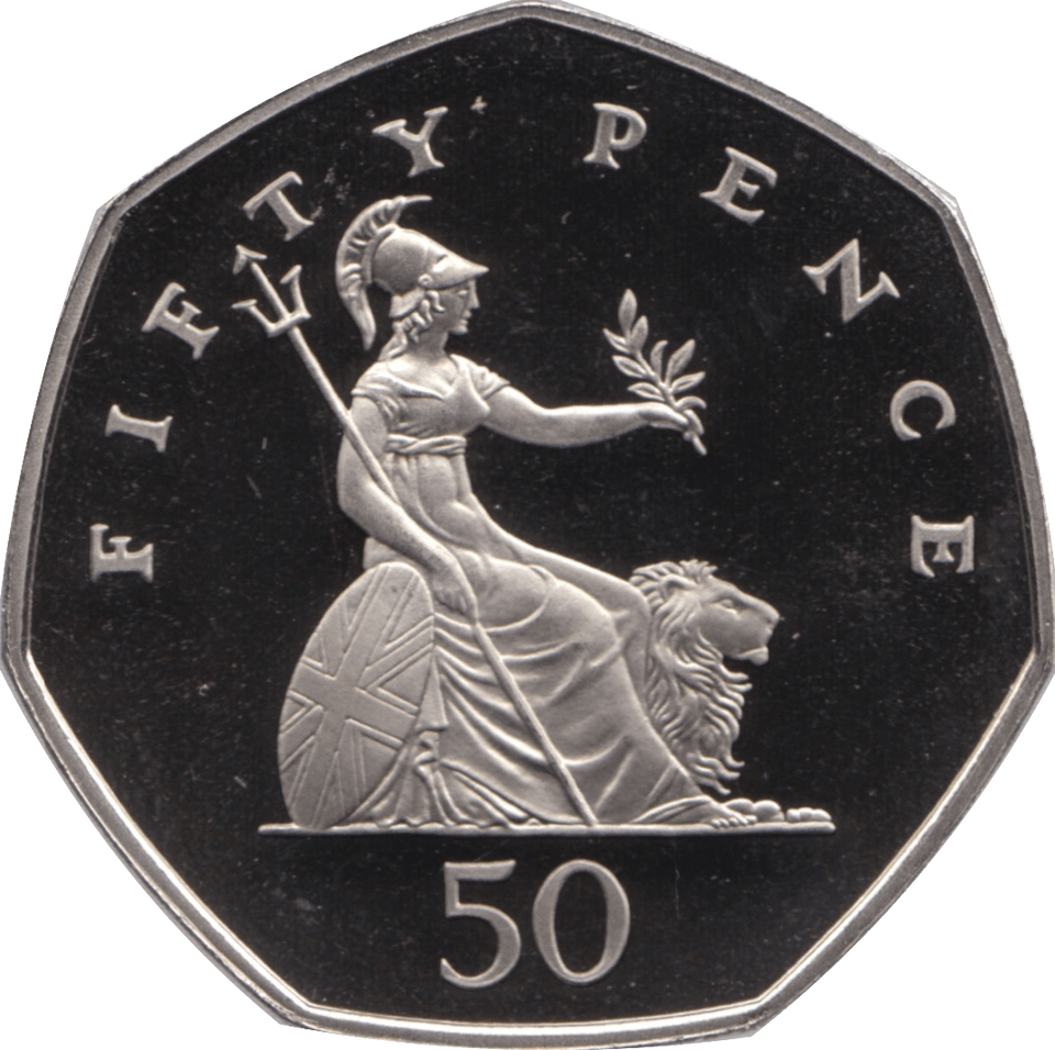 2007 FIFTY PENCE PROOF 50P COIN BRITANNIA - 50p Proof - Cambridgeshire Coins