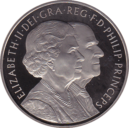 2007 FIVE POUND £5 PROOF COIN QUEENS DIAMOND WEDDING - £5 Proof - Cambridgeshire Coins