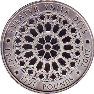 2007 FIVE POUND £5 PROOF COIN QUEENS DIAMOND WEDDING - £5 Proof - Cambridgeshire Coins