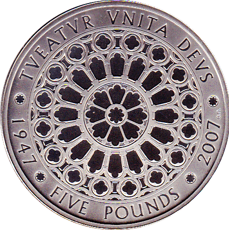 2007 FIVE POUND £5 PROOF COIN QUEENS DIAMOND WEDDING - £5 Proof - Cambridgeshire Coins