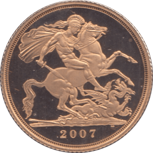 2007 GOLD SOVEREIGN ( PROOF ) - Sovereign - Cambridgeshire Coins