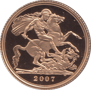 2007 GOLD SOVEREIGN ( PROOF ) - Sovereign - Cambridgeshire Coins