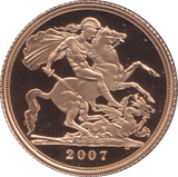 2007 GOLD SOVEREIGN ( PROOF ) - Sovereign - Cambridgeshire Coins