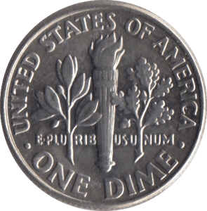 2007 ONE DIME USA PHILADELPHIA MINT - SILVER WORLD COINS - Cambridgeshire Coins