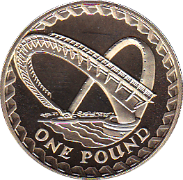 2007 ONE POUND PROOF GATESHEAD MILLENNIUM BRIDGE - £1 Proof - Cambridgeshire Coins