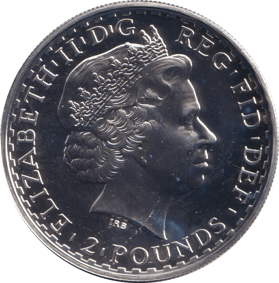2007 SILVER BRITANNIA ONE OUNCE TWO POUNDS - Cambridgeshire Coins