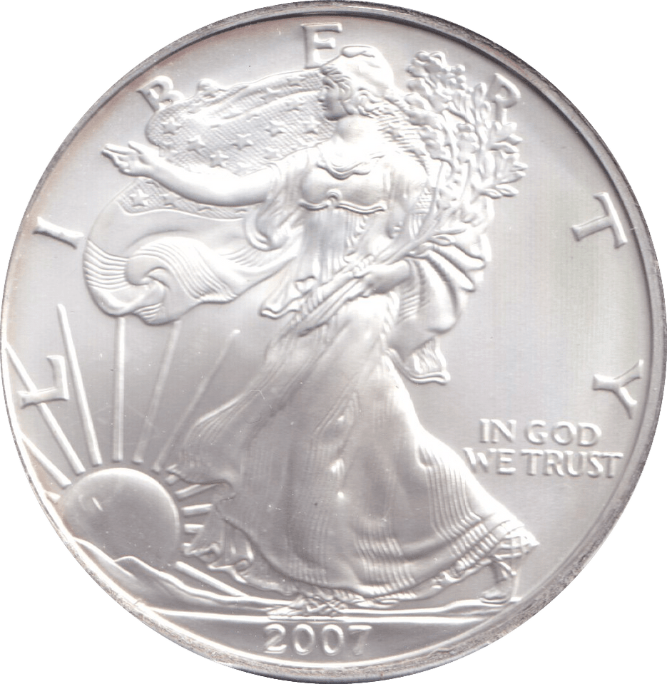 2007 SILVER LIBERTY DOLLAR USA - Cambridgeshire Coins