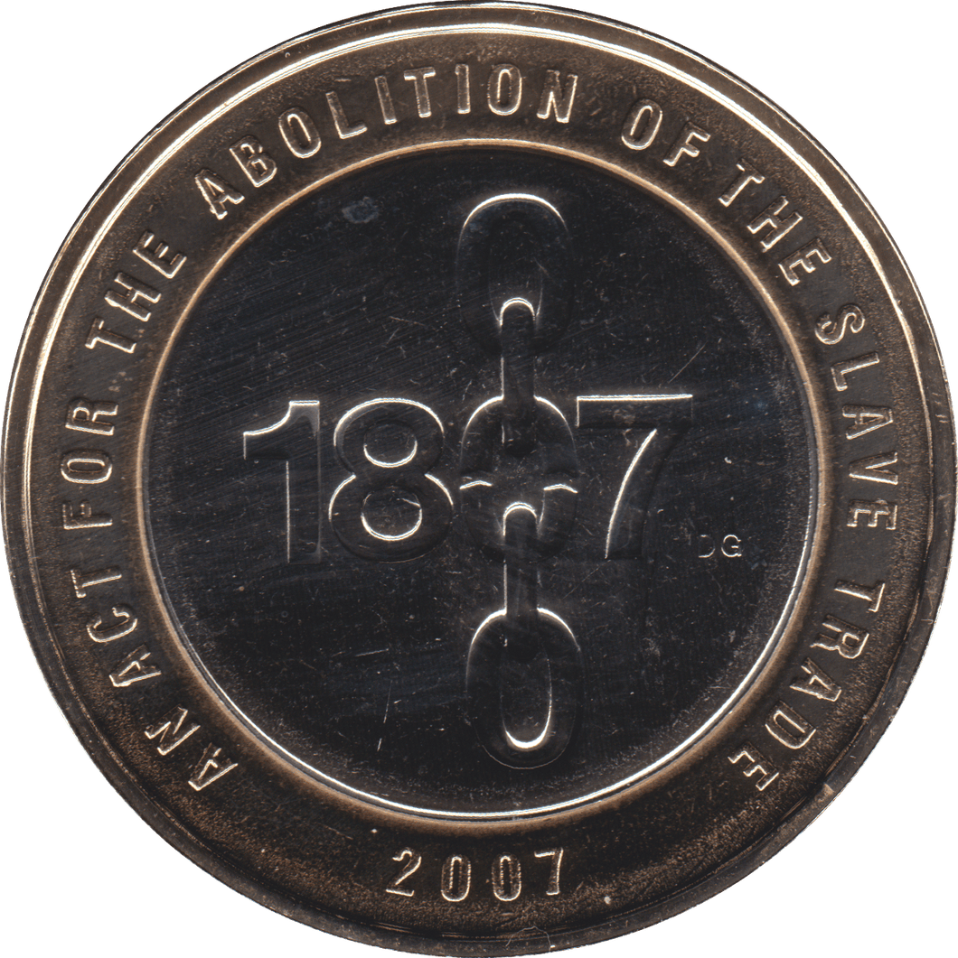 2007 TWO POUND £2 ABOLITION SLAVE TRADE BRILLIANT UNCIRCULATED BU - £2 BU - Cambridgeshire Coins