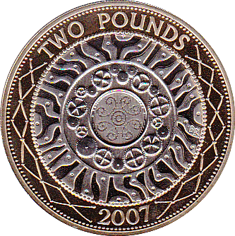 2007 TWO POUND £2 PROOF COIN ADVENT OF TECHNOLOGY SHOULDER OF GIANTS - £2 Proof - Cambridgeshire Coins