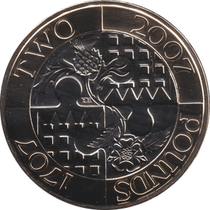 2007 TWO POUND£2 TERCENTENARY ACT UNION BRILLIANT UNCIRCULATED BU - £2 BU - Cambridgeshire Coins