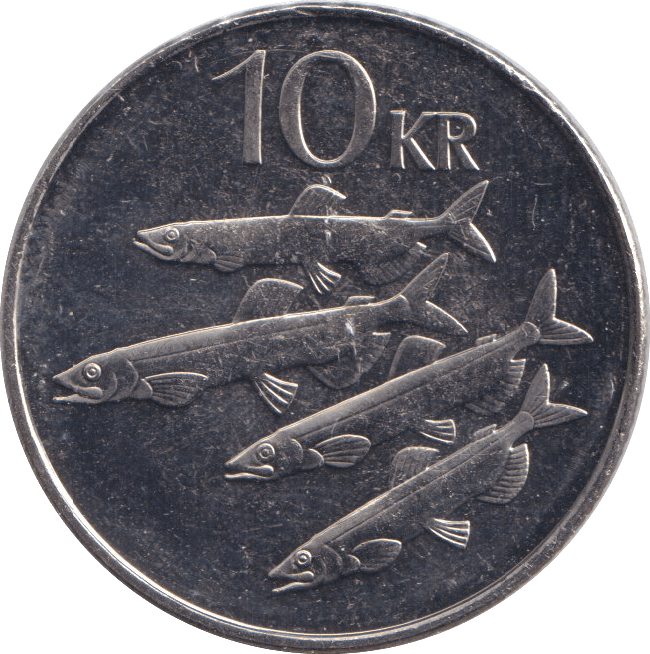 2008 10 KRONER ICELAND - Cambridgeshire Coins