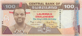 2008 100 EMALANGENI BANKNOTE SWAZILAND REF 945 - World Banknotes - Cambridgeshire Coins