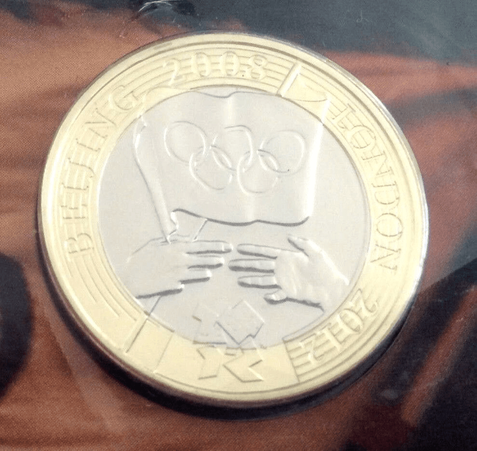 2008 £2 UNCIRCULATED PRESENTATION PACK LONDON OLYMPIC HAND OVER - £2 BU PACK - Cambridgeshire Coins