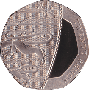 2008 20P TWENTY PENCE PROOF COIN SECTION OF SHIELD - 20p Proof - Cambridgeshire Coins