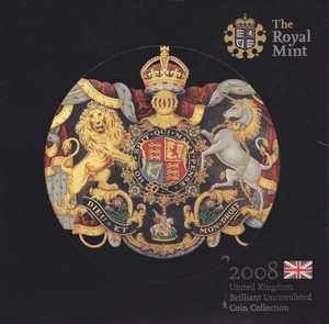 2008 BRILLIANT UNCIRCULATED COIN YEAR SET - Brilliant Uncirculated Year Sets - Cambridgeshire Coins