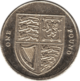 2008 CIRCULATED £1 Shield - £1 CIRCULATED - Cambridgeshire Coins