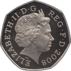 2008 FIFTY PENCE PROOF 50P COIN BRITANNIA - 50p Proof - Cambridgeshire Coins