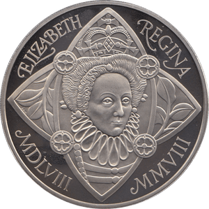 2008 FIVE POUND COIN PROOF £5 QUEEN ELIZABETH I - £5 Proof - Cambridgeshire Coins