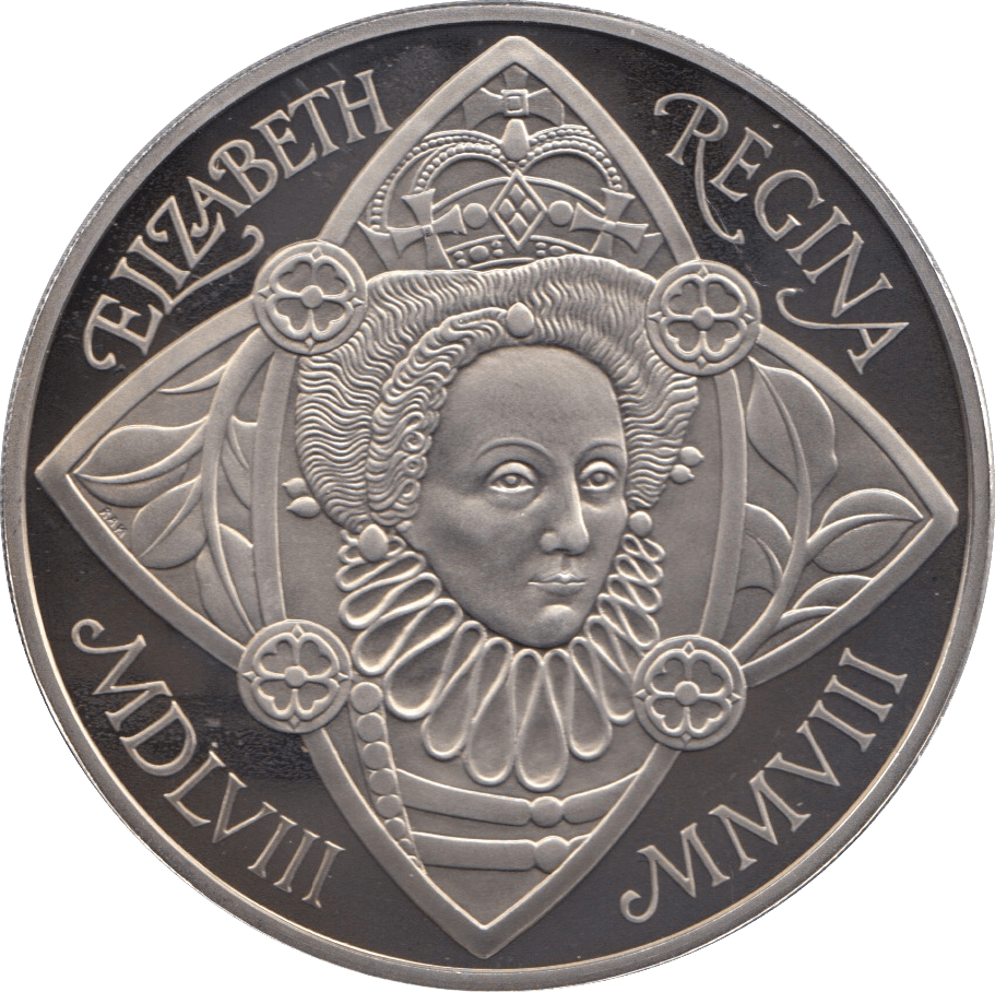 2008 FIVE POUND COIN PROOF £5 QUEEN ELIZABETH I - £5 Proof - Cambridgeshire Coins