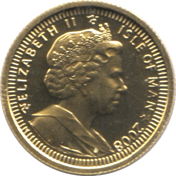 2008 GOLD 1/20 OUNCE PROOF ISLE OF MAN ANGEL *RARE* - Gold World Coins - Cambridgeshire Coins