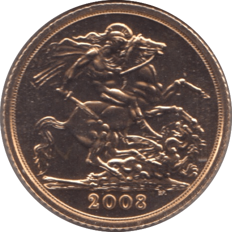 2008 GOLD HALF SOVEREIGN ( BU ) - Half Sovereign - Cambridgeshire Coins