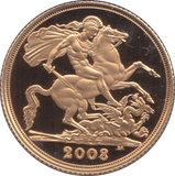 2008 GOLD SOVEREIGN ( PROOF ) - Sovereign - Cambridgeshire Coins