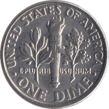 2008 ONE DIME USA PHILADELPHIA MINT - SILVER WORLD COINS - Cambridgeshire Coins