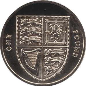 2008 ONE POUND £1 ROYAL ARMS BRILLIANT UNCIRCULATED BU - £1 BU - Cambridgeshire Coins