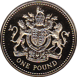 2008 ONE POUND PROOF ROYAL ARMS - £1 Proof - Cambridgeshire Coins