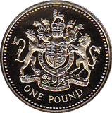 2008 ONE POUND PROOF ROYAL ARMS - £1 Proof - Cambridgeshire Coins