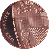 2008 PROOF DECIMAL ONE PENNY SHIELD - 1p Proof - Cambridgeshire Coins