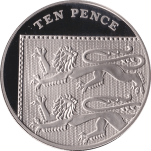 2008 PROOF DECIMAL TEN PENCE SHIELD - 10p PROOF - Cambridgeshire Coins