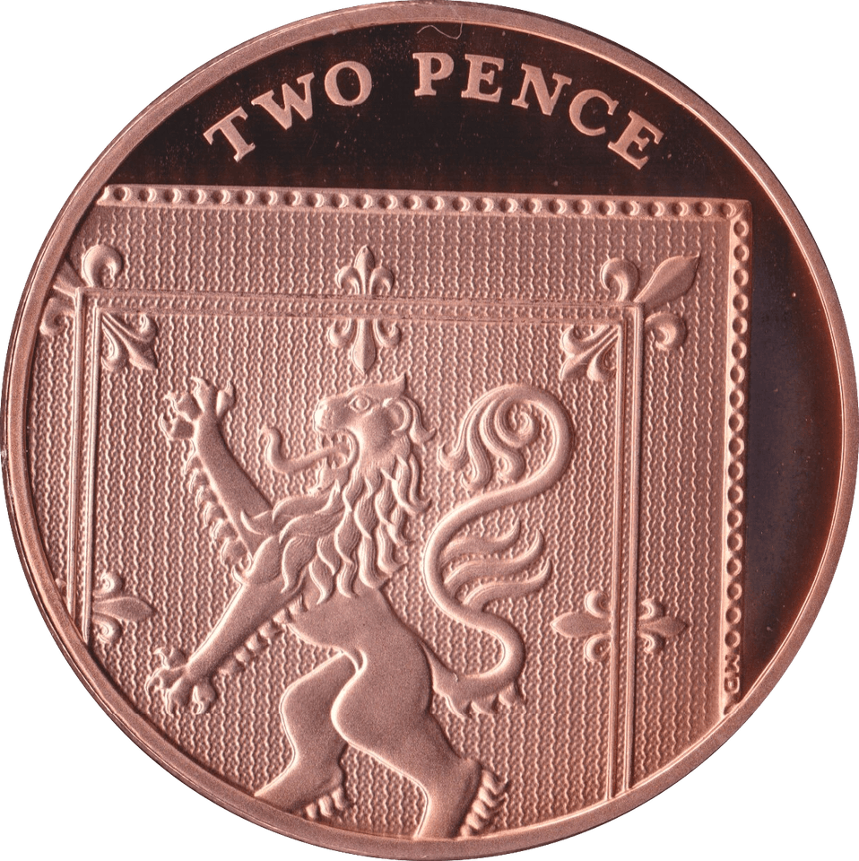2008 PROOF DECIMAL TWO PENCE SHIELD - 2p Proof - Cambridgeshire Coins