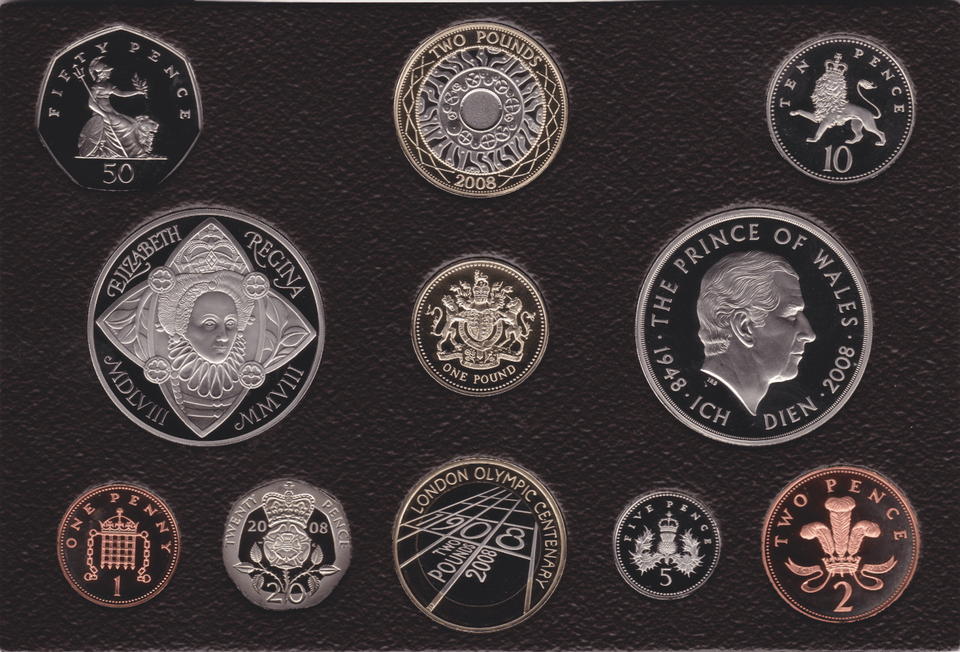 2008 ROYAL MINT PROOF SET - ROYAL MINT PROOF SET - Cambridgeshire Coins