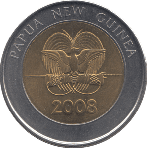 2008 TWO KINA PAPUA NEW GUINEA 1 - WORLD COINS - Cambridgeshire Coins