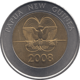2008 TWO KINA PAPUA NEW GUINEA - WORLD COINS - Cambridgeshire Coins