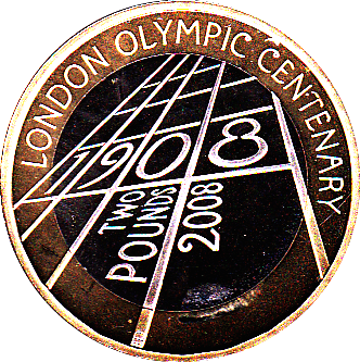 2008 TWO POUND £2 PROOF COIN LONDON OLYMPIC GAMES 4TH OLYMPIAD - £2 Proof - Cambridgeshire Coins