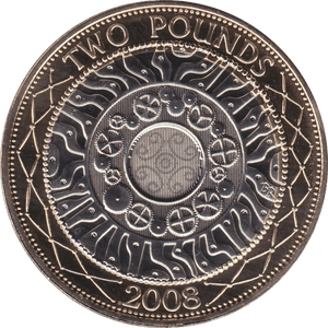 2008 TWO POUND £2 SHOULDERS GIANTS BRILLIANT UNCIRCULATED BU - £2 BU - Cambridgeshire Coins