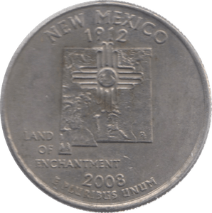 2008 USA QUARTER DOLLAR - WORLD COINS - Cambridgeshire Coins