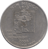 2008 USA QUARTER DOLLAR - WORLD COINS - Cambridgeshire Coins